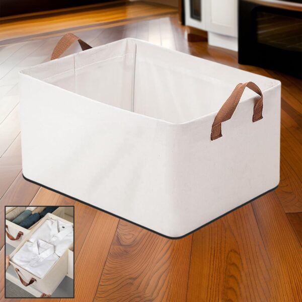 Cloth storage baskets, closet storage bins (42×28 Cm) - Image 4
