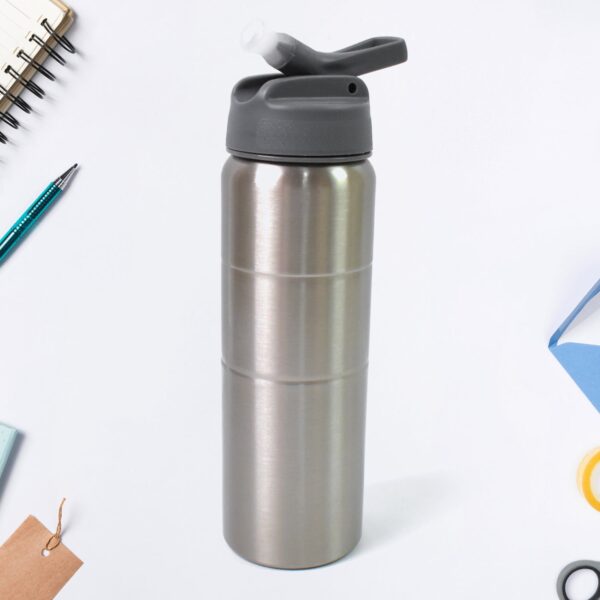Steel Water Bottle | Fridge Water Bottle with straw (750ML) - Image 5