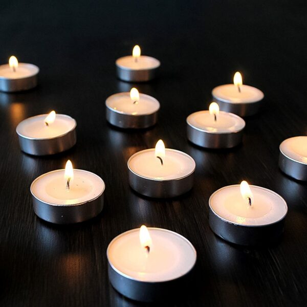 Tealight Candles Set, Smokeless Candles (50 Pcs set)