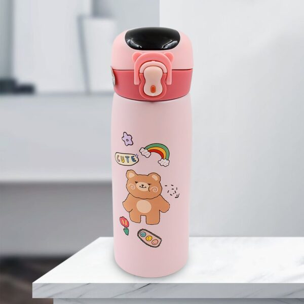 Smart Vacuum Insulated Water Bottle with LED Temperature Display (450 ML Approx / Mix Color & Design) - Image 3