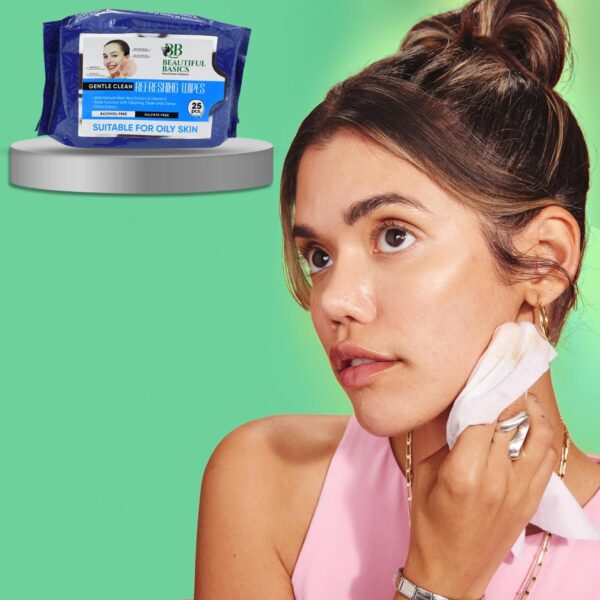 Refreshing Wet Wipes for Face | Facial Cleansing | Refreshing & Skin Hydration| Soothing for skin | pH Balance & Alcohol Free | Nourishing with Fruit extract | 25 Wipes - Image 10