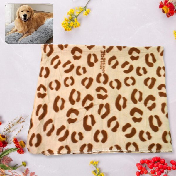 Big Pet Soft Blanket / Towel, Warm Sleep Mat (1 Pc / Mix Color & Design & Size) - Image 7