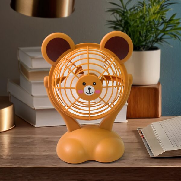 Cartoon Shape Mini Fan USB Powered & Battery Operated (Battery Not Include / 1 Pc) - Image 3