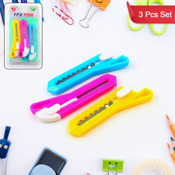 Multi-Use Small Iron Cutter, Utility Knife (3 Pcs Set) - Image 2