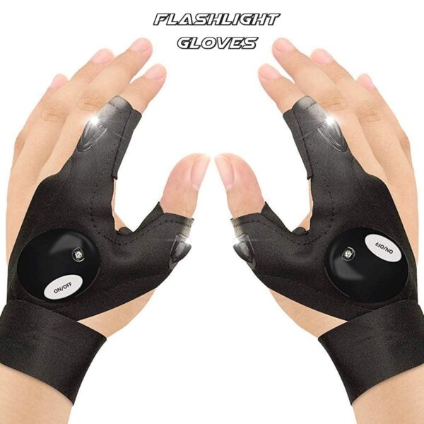 LED Flashlight Gloves Gifts for Men (Hand Gloves Light / 1 Pair) - Image 3