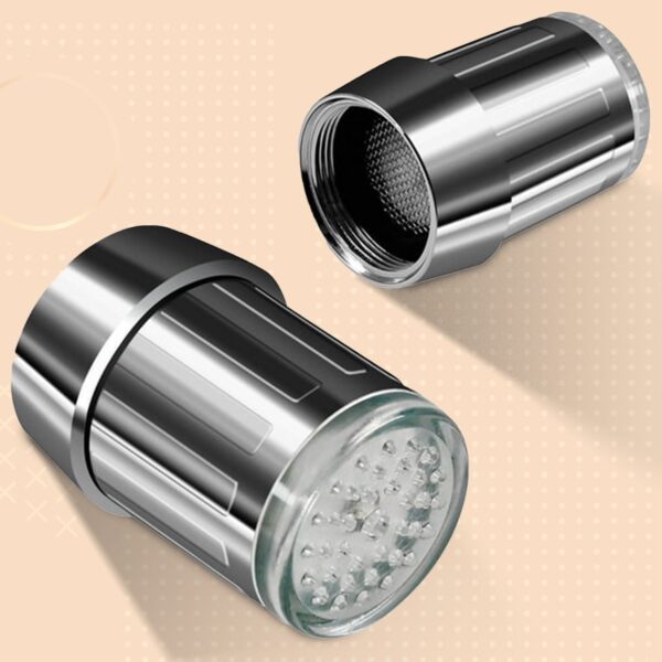 Multi Colors Changing LED Light Stream Faucet Tap Adapter (1 Pc) - Image 3