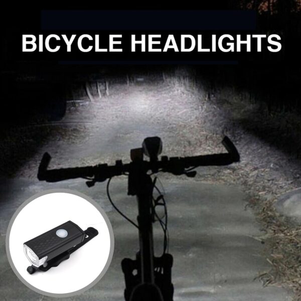 USB Rechargeable Bicycle Front Light (1 Pc) - Image 4