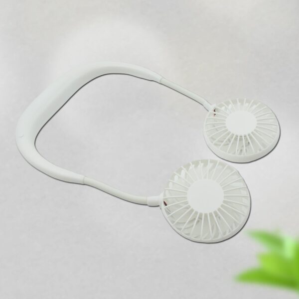 USB Rechargeable Wearable Neckband Fan - Image 6