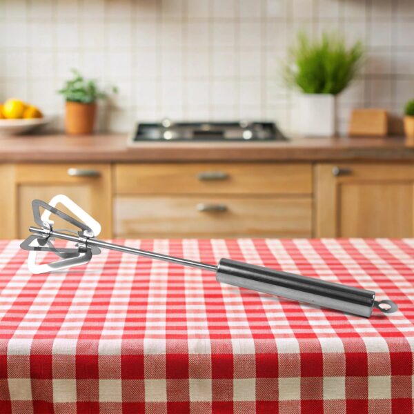 Hand Push Mixer, Egg Whisk, Stainless Steel Blender (1 Pc) - Image 4