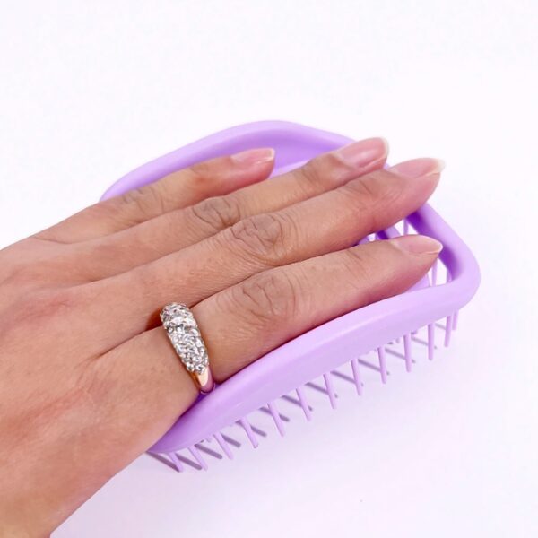 Shampoo Brush, Manual Scalp Massager Skeleton Combs (1 Pc) - Image 4