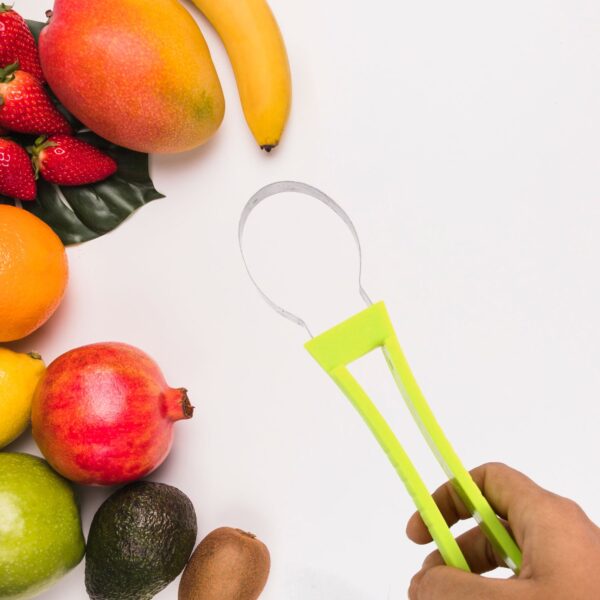 Professional 3 in 1 Stainless Steel Watermelon Cutter Fruit Carving Tools Set (1 Set) - Image 4