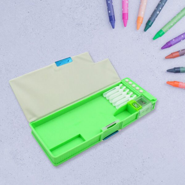 Multipurpose Compass Box (2 Compartments): Cartoon Pencil Case for Kids - Image 3