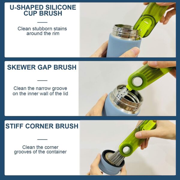 3 in 1 Multifunctional Cleaning Brush  (1 Pc / Loose) - Image 3