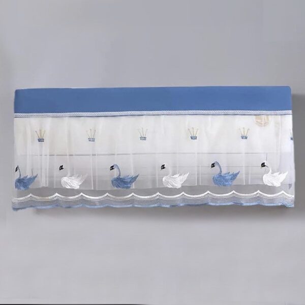 Ac Cover Air Conditioning Dust Cover Folding Designer (Approx 1 Ton / 1 Pc / ac curtain / Mix Design) - Image 4