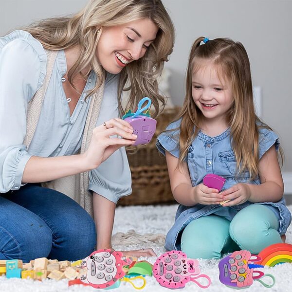 Mini Push Bubbles Game with Keychain & Music Game (1 Pc) - Image 4