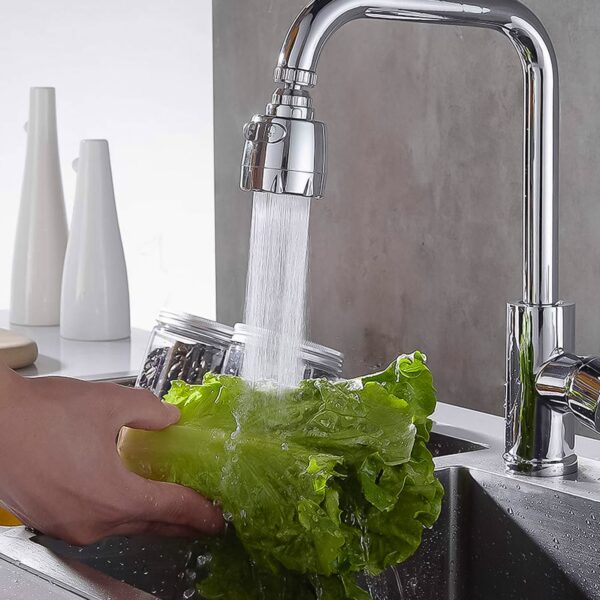 Faucet Kitchen Water Pressure Booster 360 Rotatable Sink head - Image 2