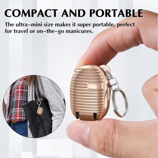 Keychain Nail Clipper | Small Nail Clippers Multicolor (1 Pc) - Image 3