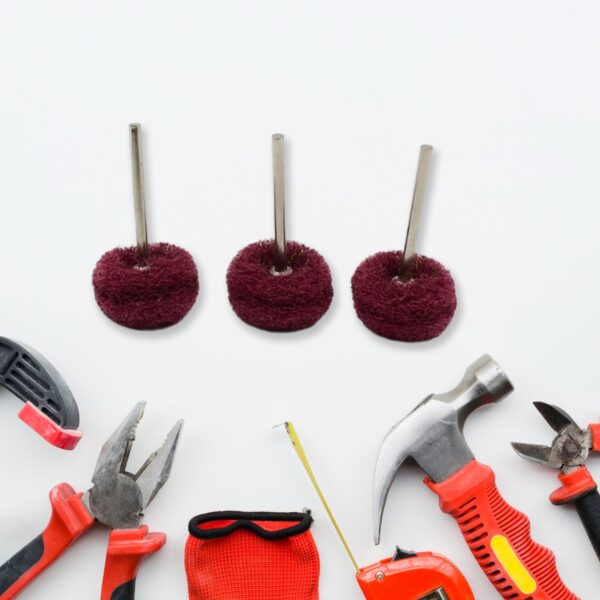 Abrasive Buffing Polishing Wheel Set (3 Pcs) - Image 3