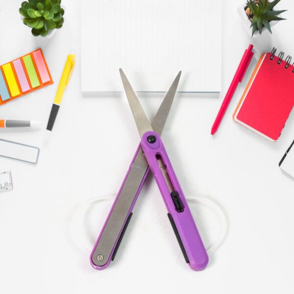 Pen Cut Compact Scissors in Pen Format, Pen-Style Portable Travel Scissors (1 Pc) - Image 3
