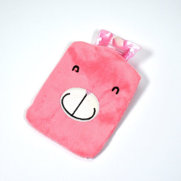 Pink small Hot Water Bag with Cover for Pain Relief, Neck, Shoulder Pain and Hand, Feet Warmer, Menstrual Cramps. - Image 5