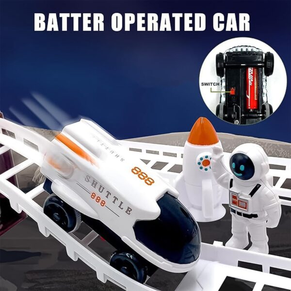 Outer Space Race Track Set for Kids Toys (1 Set) - Image 6