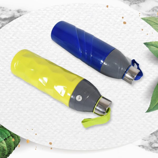 Plastic Sports Insulated Water Bottle with Dori Easy to Carry High Quality Water Bottle, BPA-Free & Leak-Proof! For Kids' School, For Fridge, Office, Sports, School, Gym, Yoga (750 ML / 1 Pc / Multi Color) - Image 3