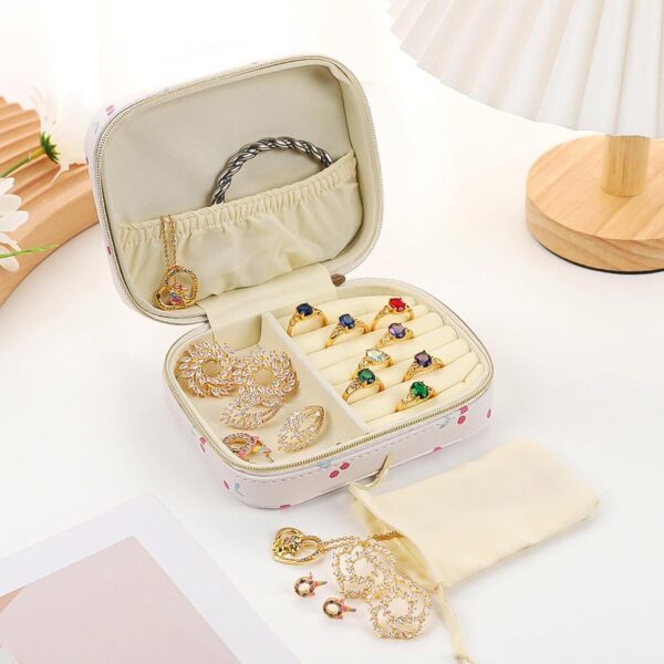 Jewelry Travel Organizer Case (1 Pc / Mix Design) - Image 7