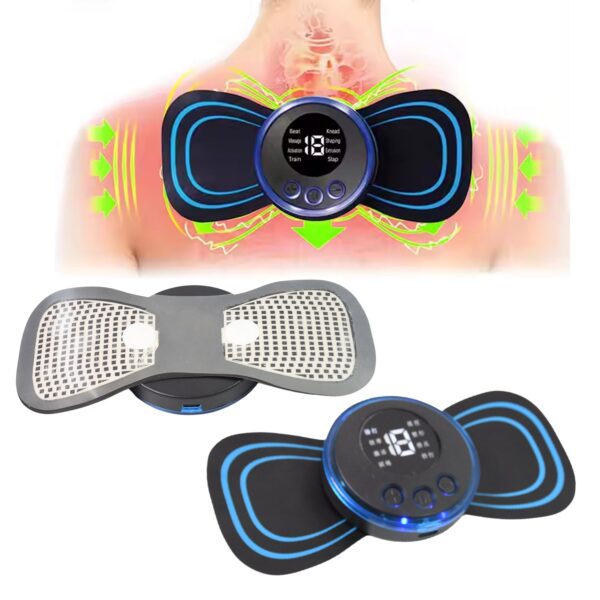 Butterfly Electric Neck Massager Cordless Full Body Massage With Remote Controller (1 Pc) - Image 3