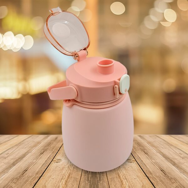 Stainless Steel Mug / Bottle Vacuum Insulated Cup with Handle & Strap (1000 ML) - Image 4