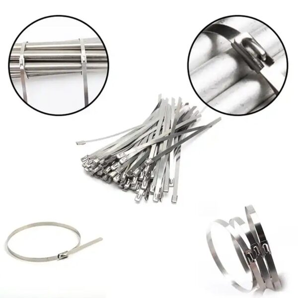 Stainless Steel Cable TIE  (4.6x100MM / 10 pcs Set) - Image 6