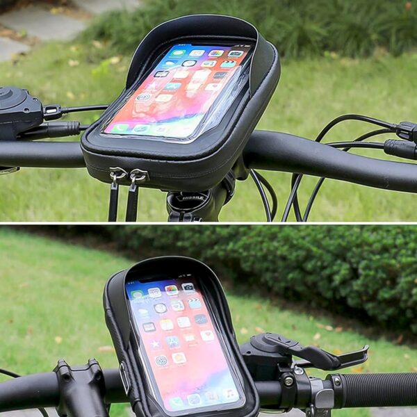 Shelf Waterproof Bike Phone Holder Wall Motorcycle (1 Pc) - Image 3
