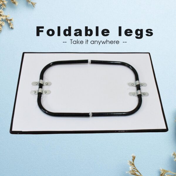 Foldable Multipurpose Mix Design Games Table Board || Bed Study Table (48 × 28 Cm / 1 Pc)   - Image 3