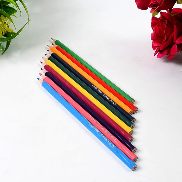 Art Drawing  Wooden Pencils Color (12 Pcs Set) - Image 3