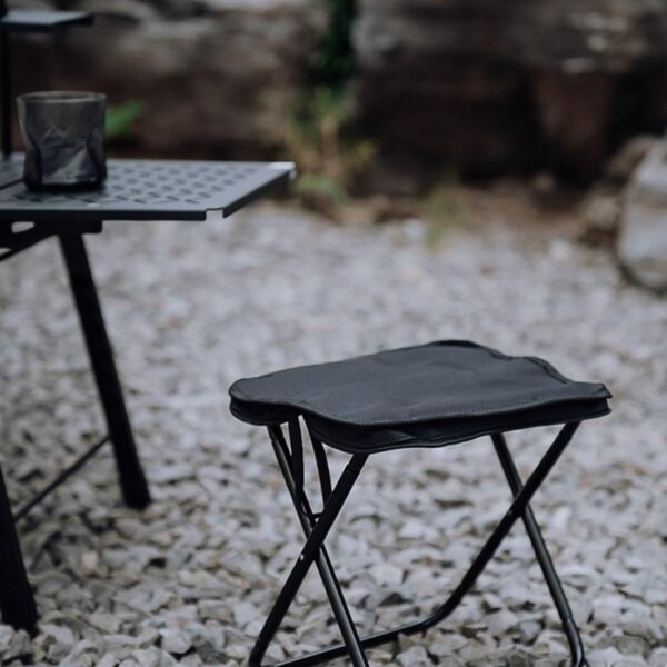 Folding Camping Stool Collapsible Camp Stool Portable Seat Travel Little Stools (1 Pc) - Image 4