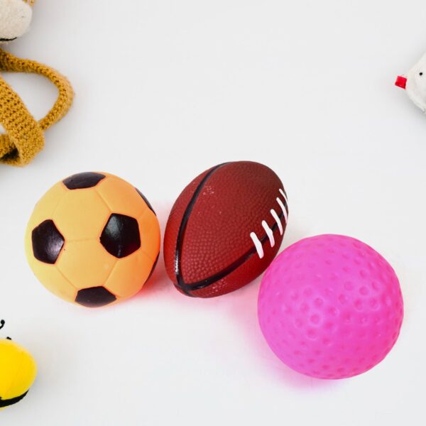 Sports Squeeze Ball Toy Set of 3 Soft Balls for Kids/Toy for Kids - Image 2