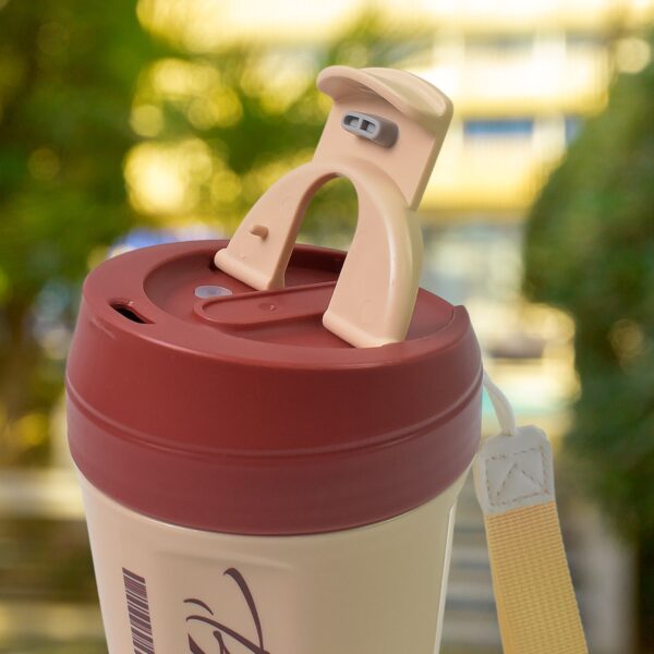 Plastic Coffee Tumbler, Travel Coffee Tumbler, Coffee Cups for Water (1 pc / 600ml) - Image 4