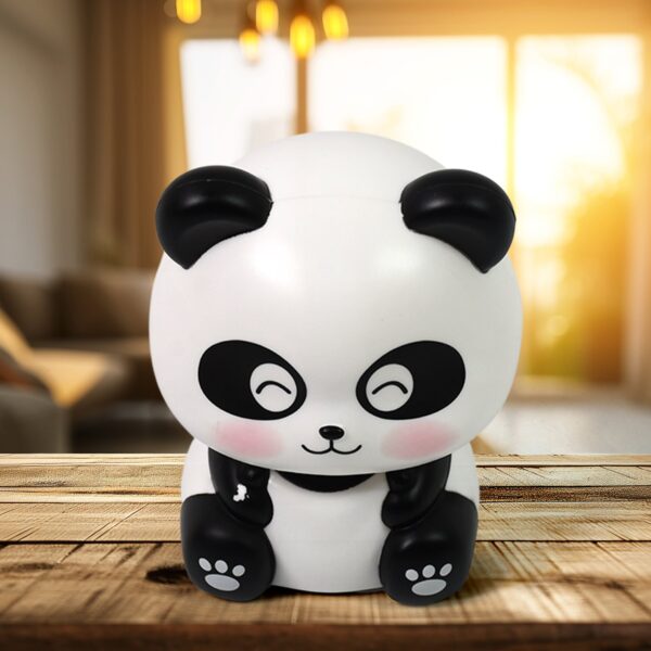 Car Decoration Solar Power Moving Head Panda Statue Creative (1 Pc) - Image 4