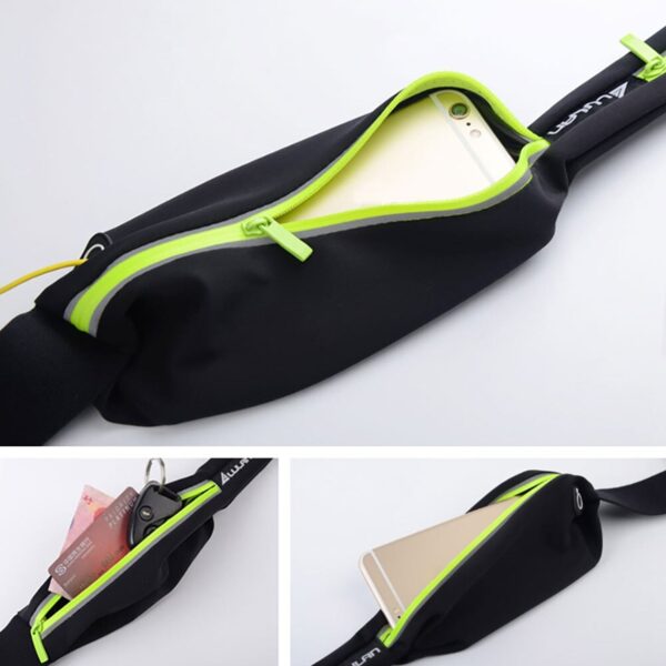 Running Hiking Jogging Walking Reflective Waterproof Waist Bag Compatible Belt Bag - Image 5
