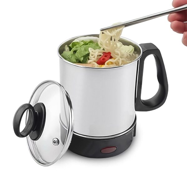 Soup Pot with Lid, Stainless Steel Multi Cooker Kettle (800W / 2.5 Ltr.) - Image 3