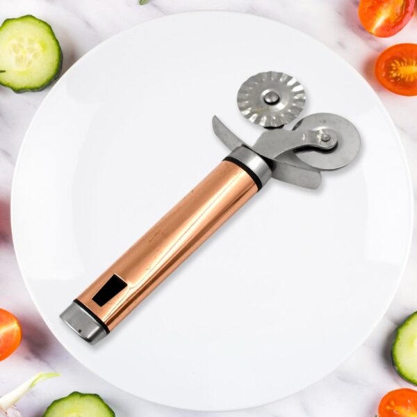 Pastry cutter wheel - Pie Crust Cutter Premium Double Cutter Wheel (1 Pc) - Image 4