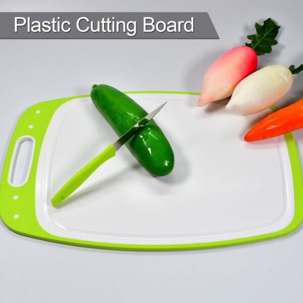 Ganesh Vegetables and Fruits Cutting Chopping Board Plastic Chopper Cutter Board (1 Pc) - Image 4