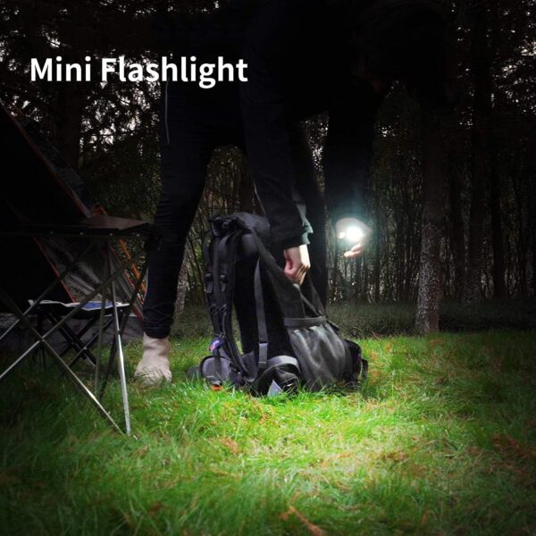 LED Battery Operated Keychain Flashlight with Folding Bracket Bottle Opener (1 Pc) - Image 6
