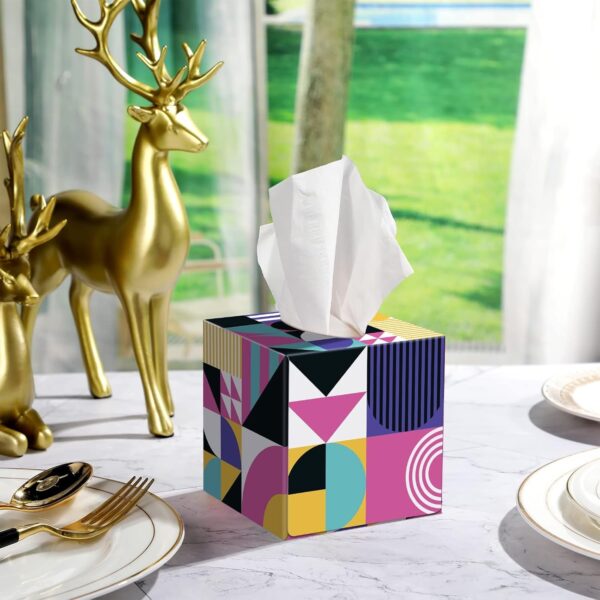 Tissues Cube Box – Stylish and Practical Tissue Holder for Home & Office (50 Pcs Set Approx) - Image 3