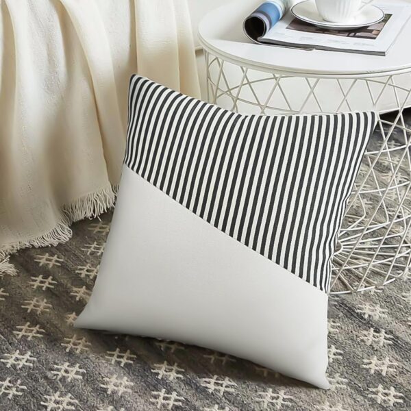 Decorative Pillow Covers Cushion Cases Soft Cotton (26 × 26 Inch / 1 Pair / 2 Pc) - Image 6