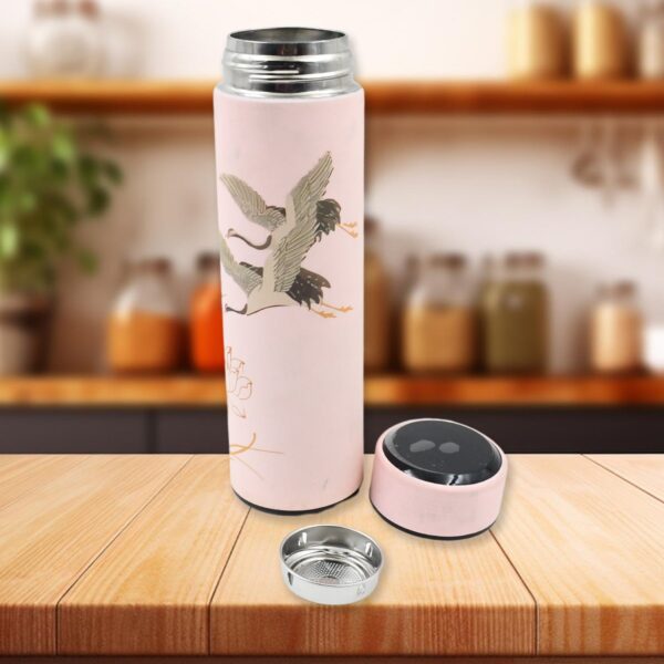Printed Smart Vacuum Insulated Water Bottle with LED Temperature Display (1 Pc / 500 ML Approx / Multicolor) - Image 3