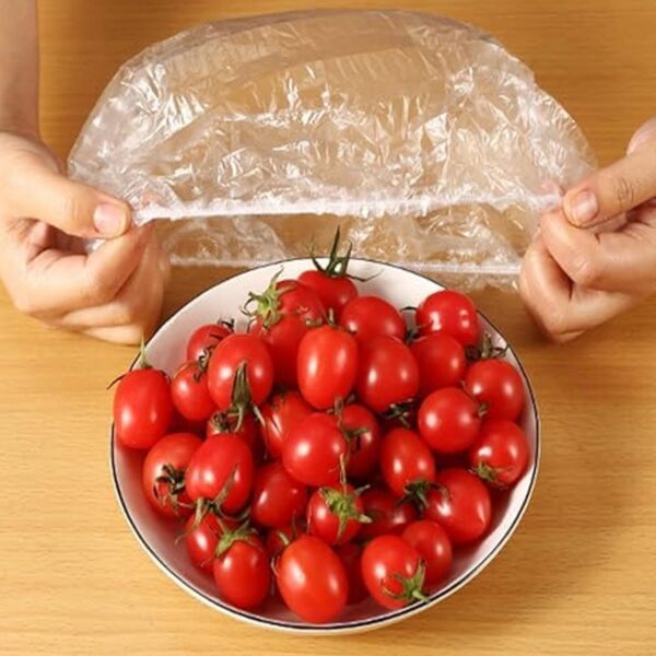 Disposable Elastic Food Storage Covers Bag (100 Pcs Set / Small) - Image 6