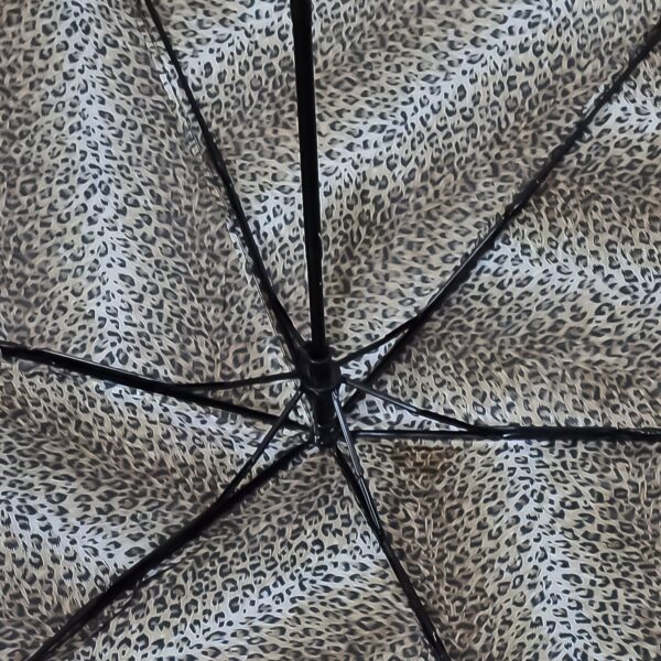 Leopard Shape 3-Fold Sun & Rain Protective Foldable Umbrella (1 Pc) - Image 6