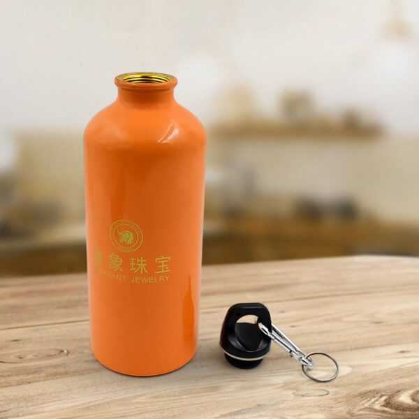 Aluminium Sports Water Bottle, 1 Pc (Capacity 400 ML Approx) - Image 6