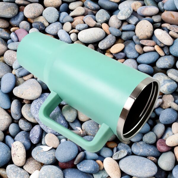 1200 ML Insulated Tumbler with Lid and Straw, Thermal Cope Beer Quencher (1200ml / 1 Pc / Mix Color) - Image 4