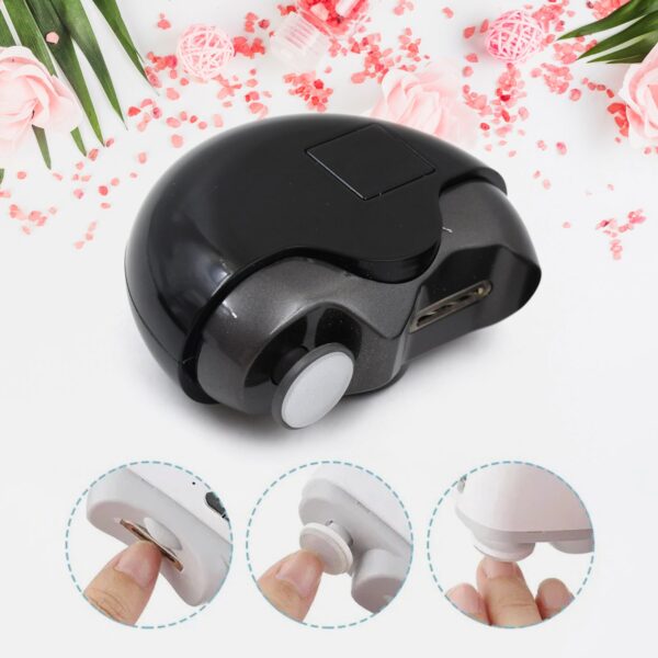 2-in-1 Electric Nail Clippers Nail File with Light (1 Pc) - Image 7